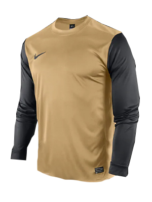 Nike gold hotsell and black shirt